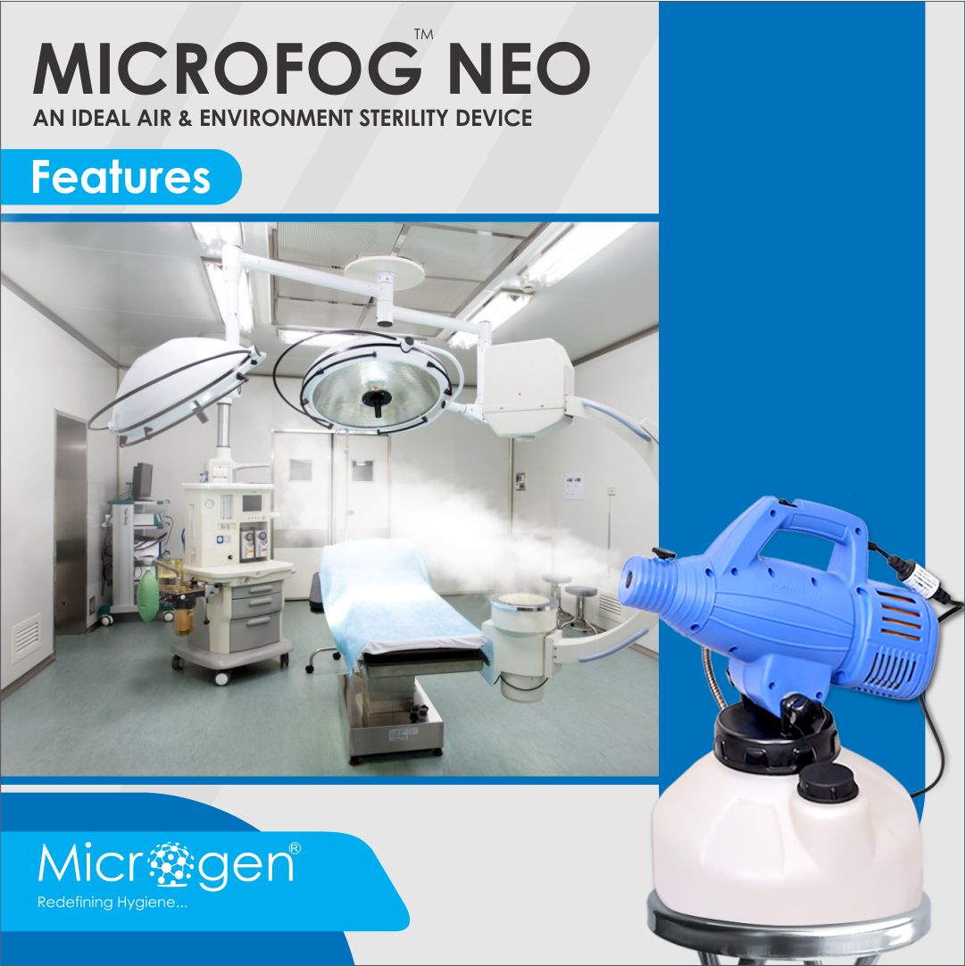 Microgen Microfog NEO Ideal Air and Environmental Disinfectant for Hospitals, Nursing Home and Clinics