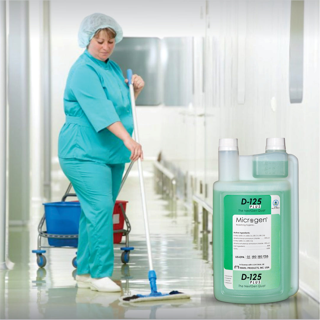Microgen D-125 Plus is a US-EPA Approved Surface and Environment Disinfectant, for all type of Healthcare facilities, 1 Liter pack